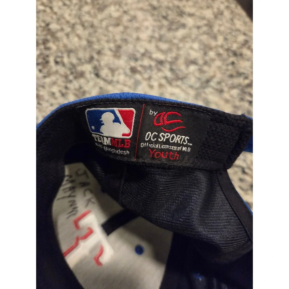 OC Sports Texas Rangers Baseball Cap Youth Blue MLB Embroidered Hat